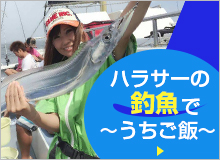 ハラサーの釣魚で～うちご飯～